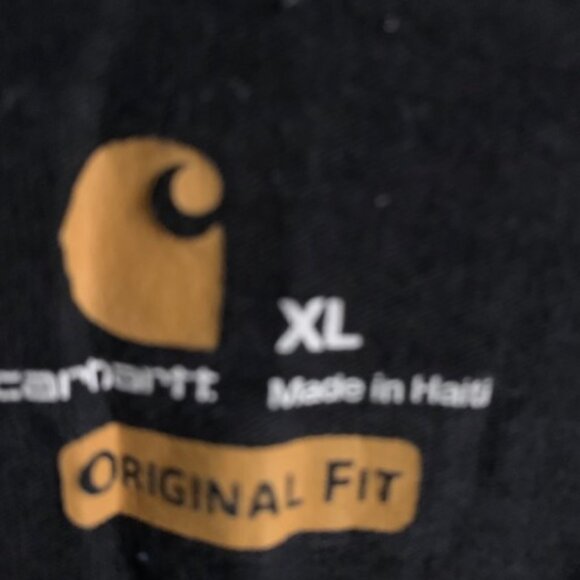 CARHARTT MENS BLACK TEE (XL) - Picture 3 of 3
